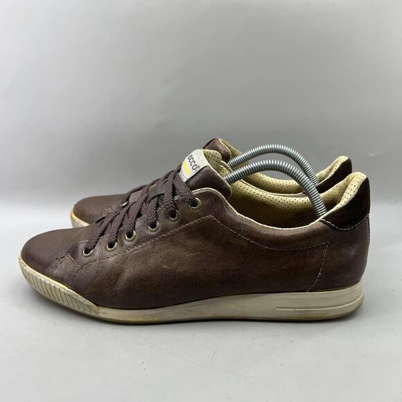 ECCO Street Retro Spikeless Golf Shoes Men Size 9.5 US, 43 EU Brown Low Sneakers main image 8